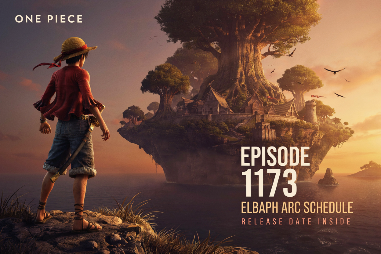 One Piece Episode 1173 release date and Elbaph Arc schedule