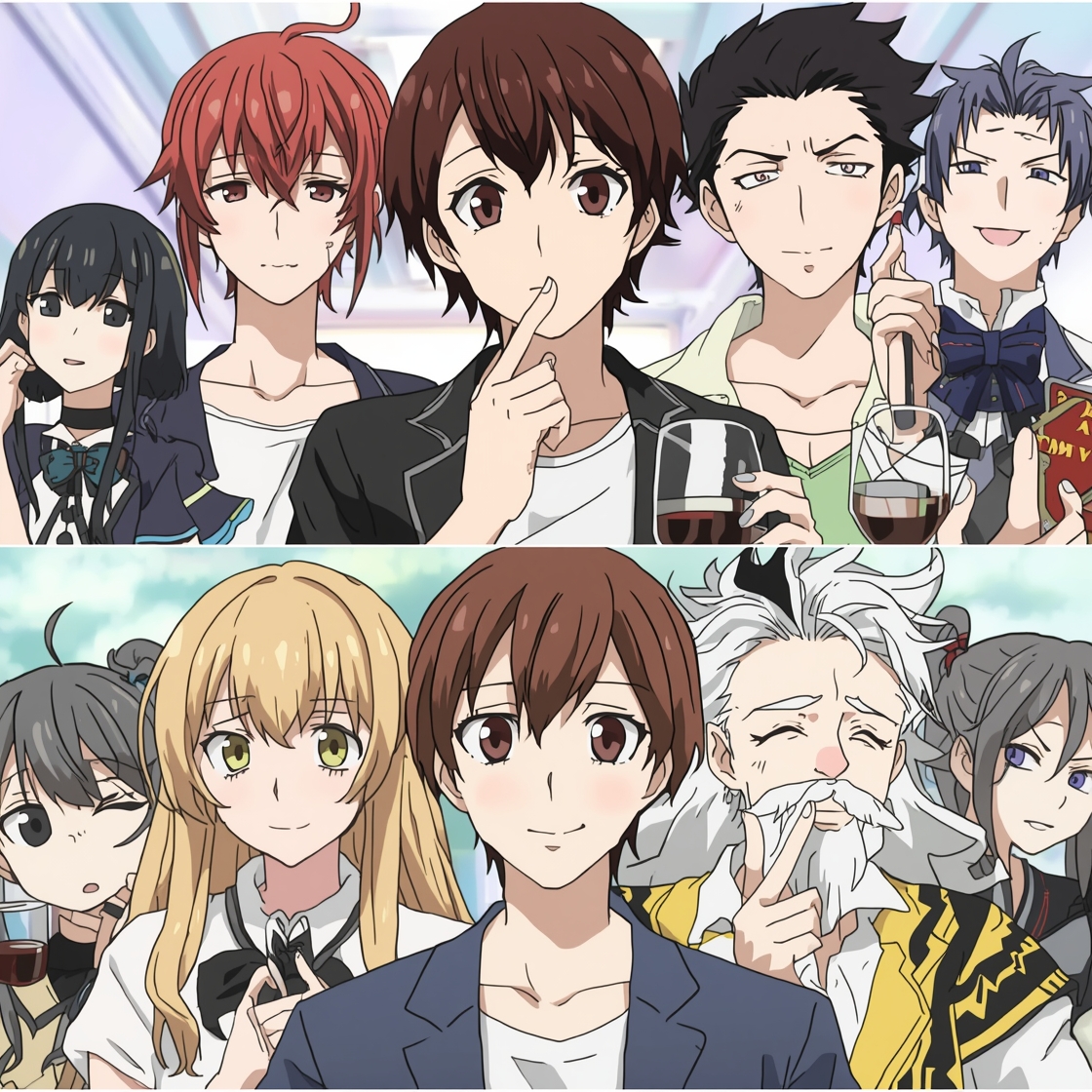 Smoking Behind the Supermarket with You Episode 7 Release Date anime promotional image