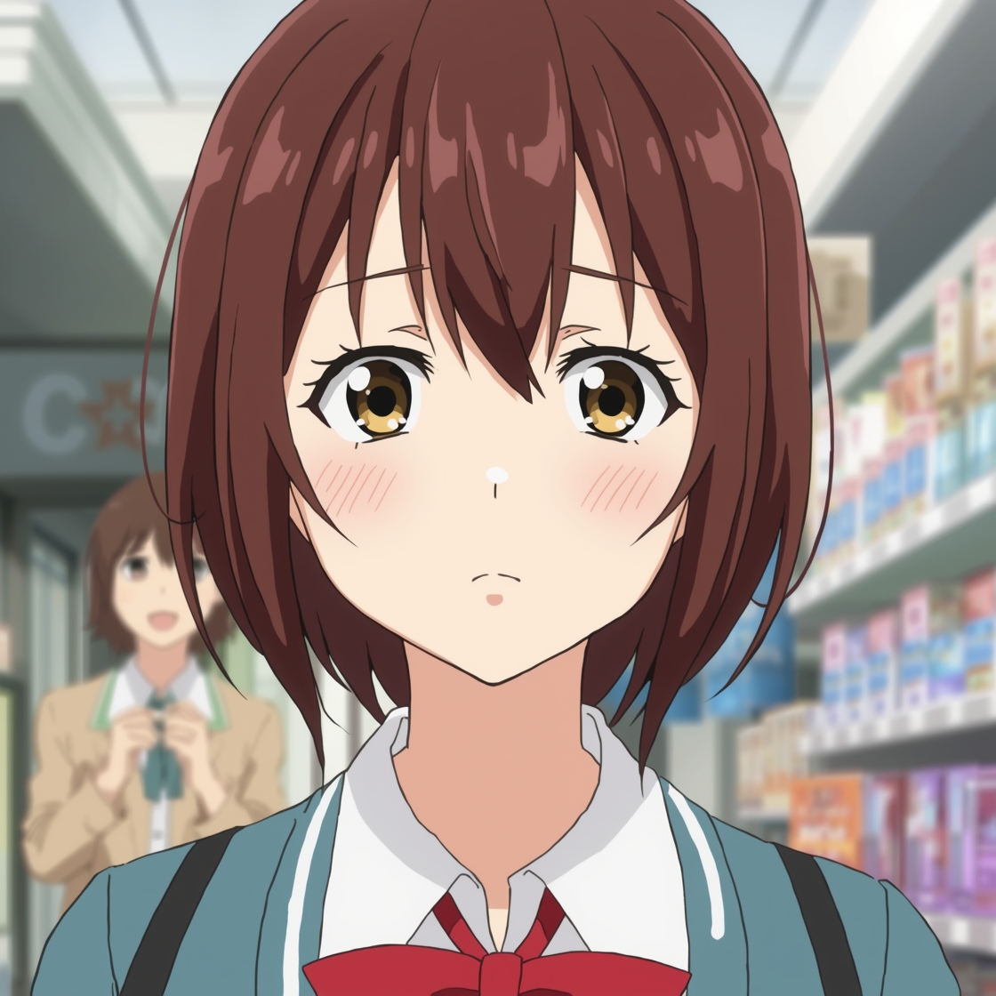 Smoking Behind the Supermarket with You Episode 8 Release Date anime promotional image